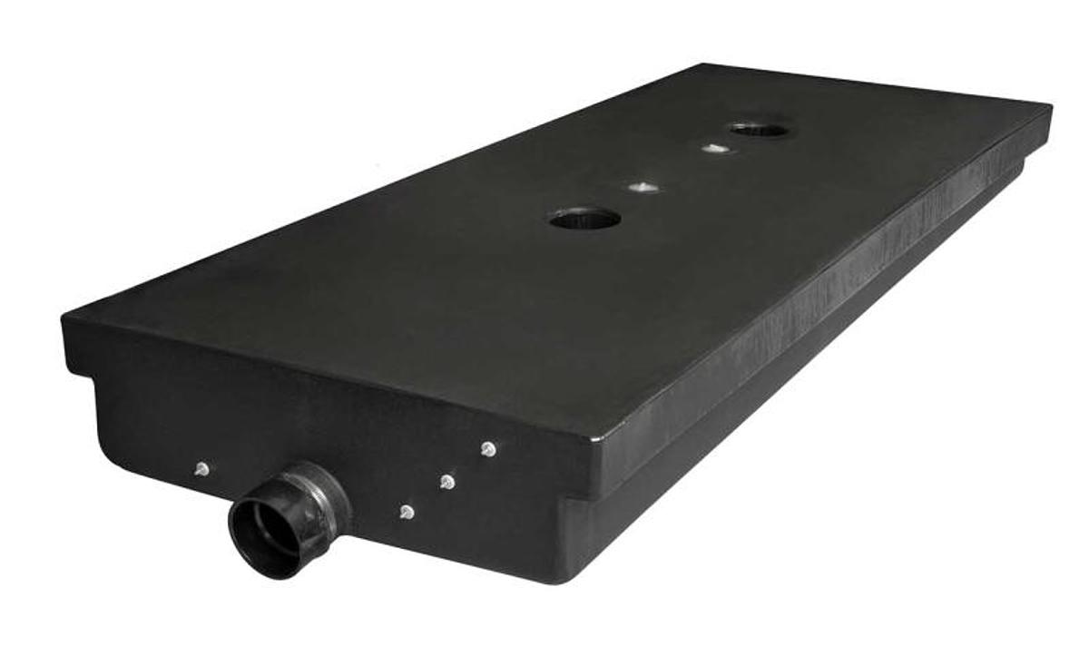 48 Gallon Holding Tank - 70" X 28" X 8" With End Drain