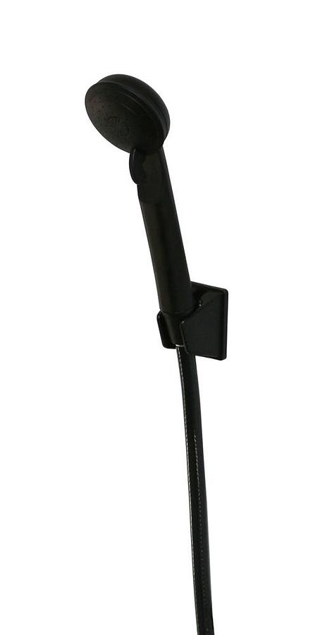 Hand Held Shower Head 1 Function Black