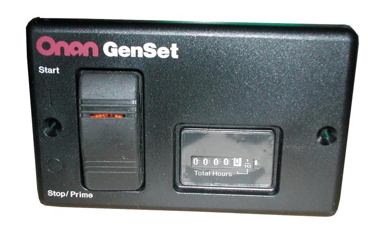 Control Panel Switch & Hourmeter W/ Diagnostics