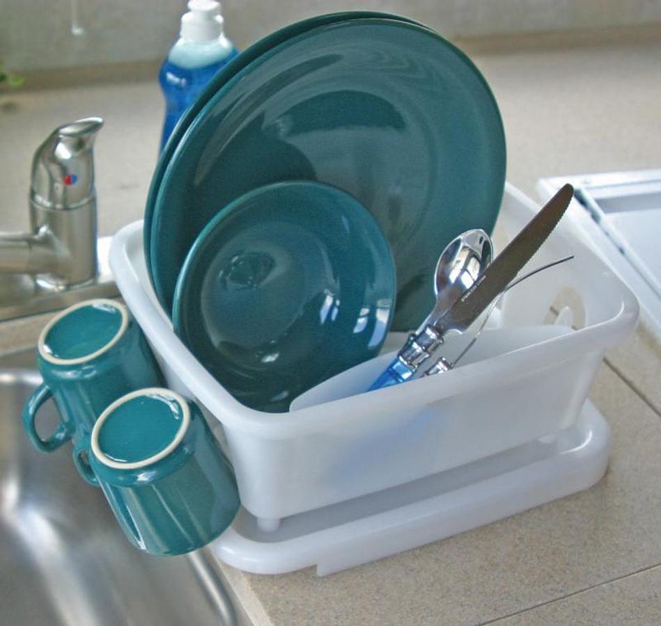 Mini Dish Drainer - White