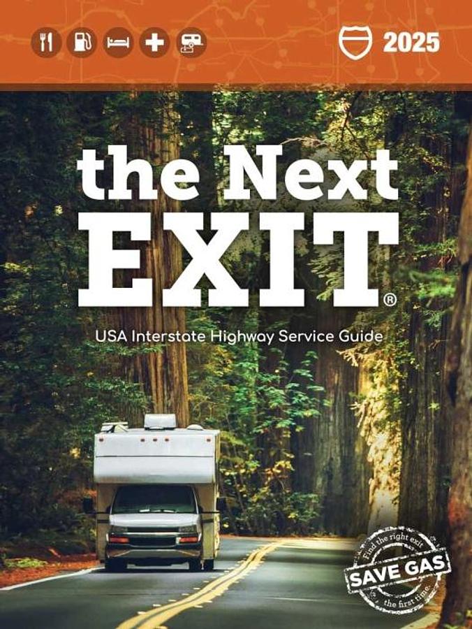 "the Next Exit 2025" Interstate Highway Directory