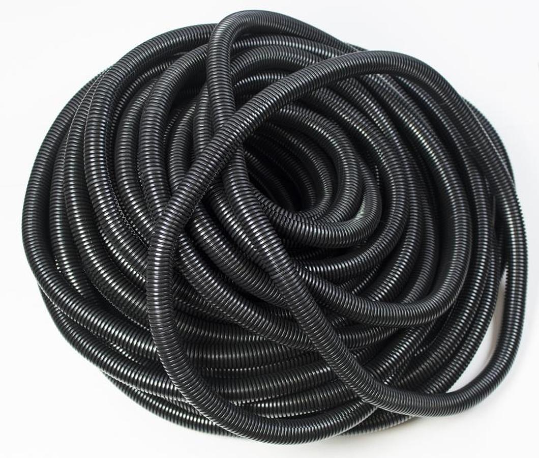 Black Split Loom - 3/8" X 100'