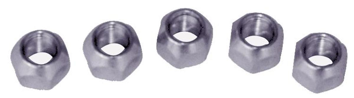 Wheel Nuts - Diameter: 1/2", Pitch: 20, Type: 13/16" 60 Degree Cone, Finish: Zinc Plated