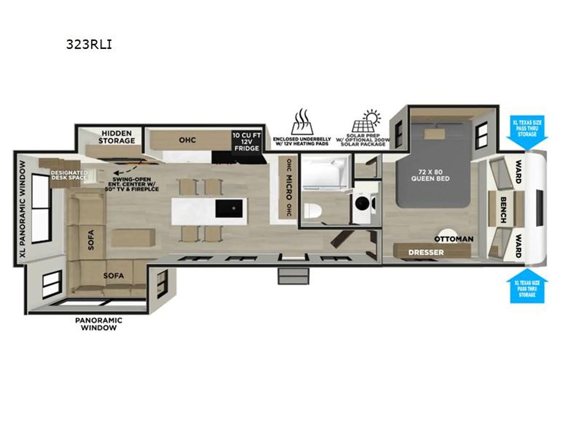 New 2026 Forest River RV Salem Hemisphere 323RLI
