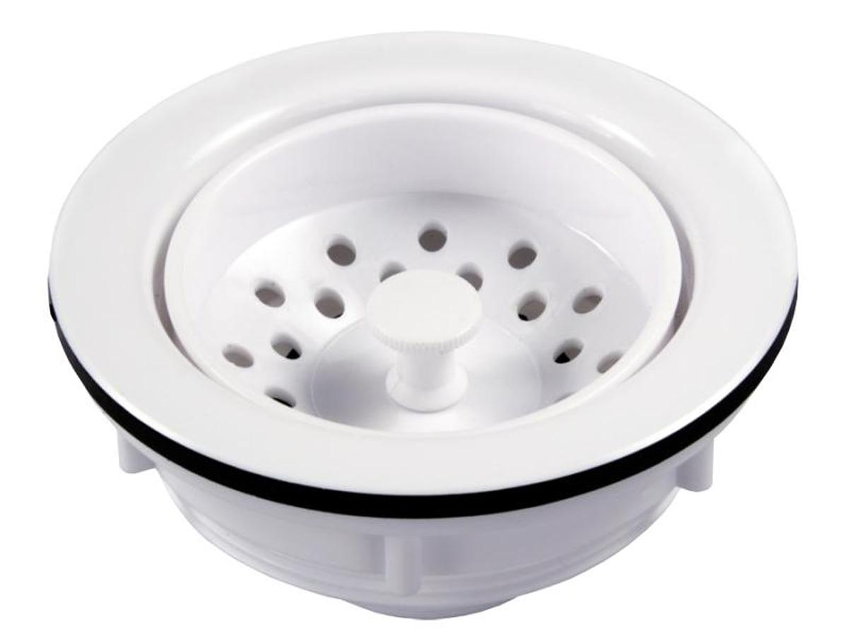 Large Sink Strainer - White