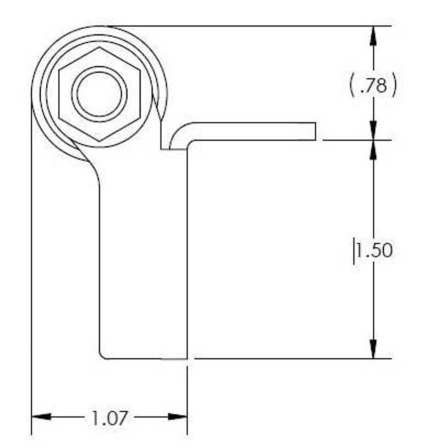 3/4" Base Roller Wear Bar