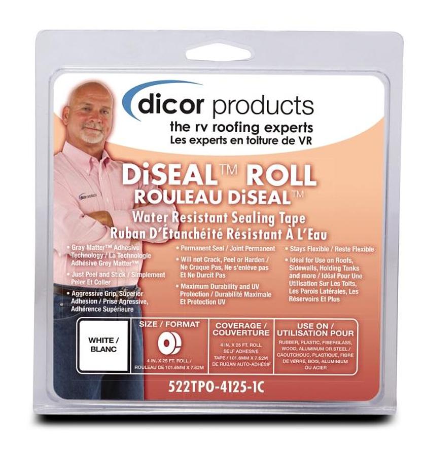 Dicor Diseal Sealing Tape 4" X 12.5' - White