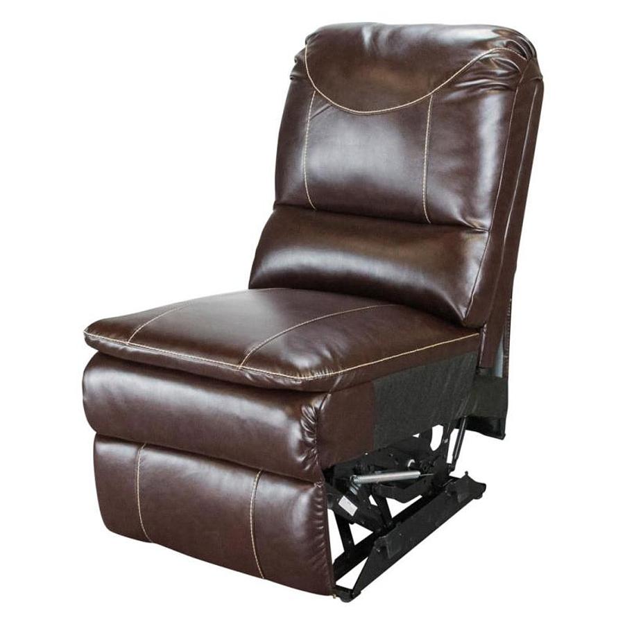 Armless Recliner - Jaleco Chocolate