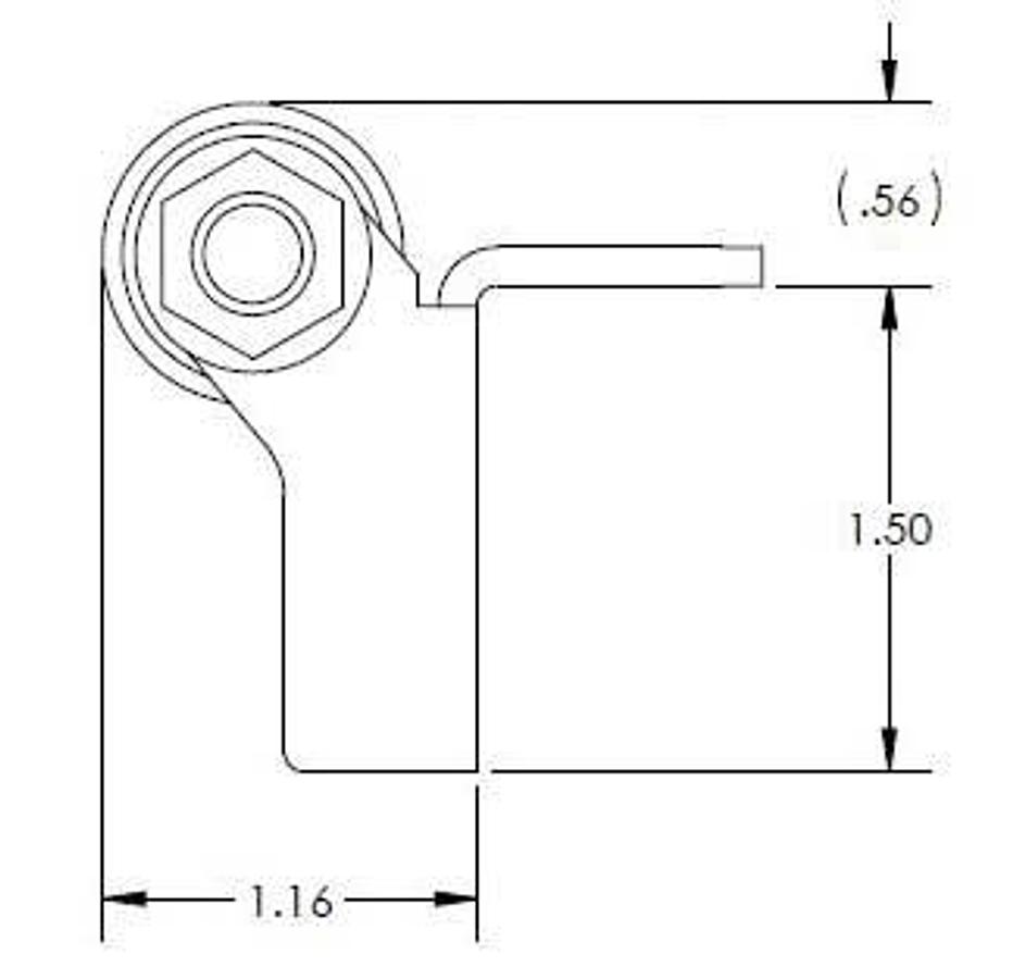 1/2" Base Roller Wear Bar