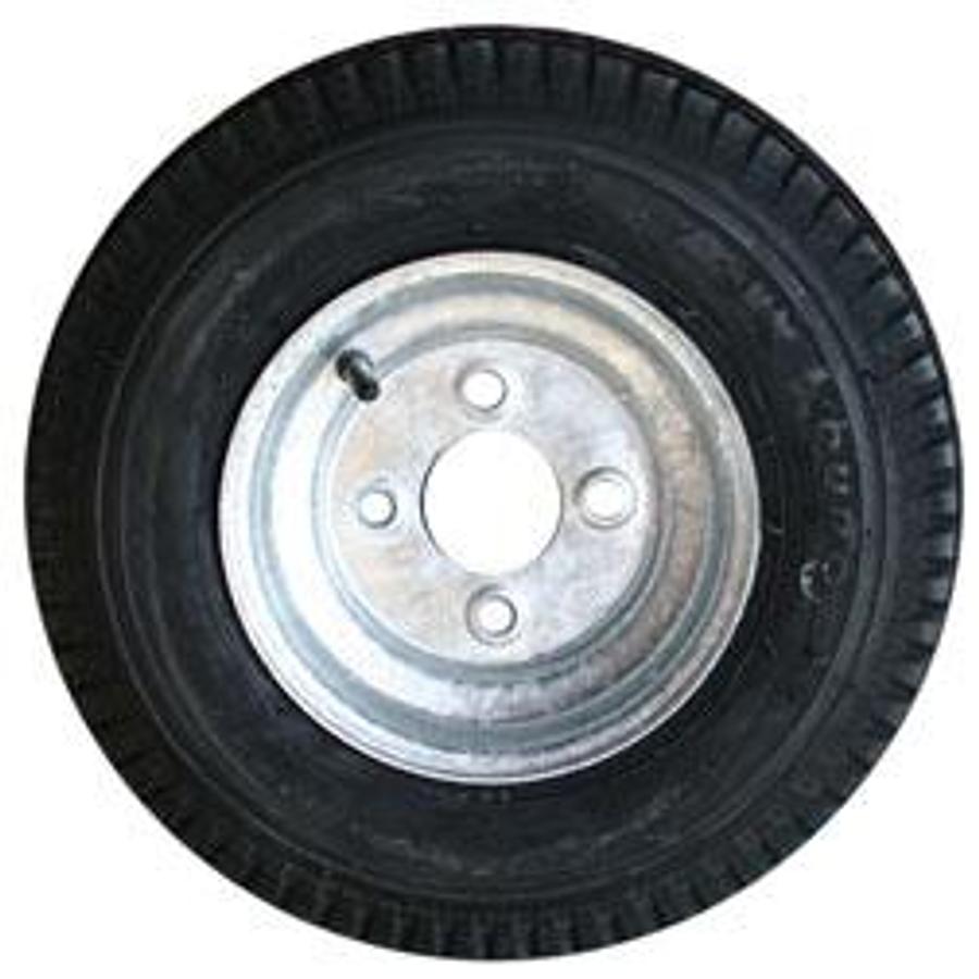 Tire And Wheel Eco Trail Bias Ply 5.70 X 8 Lrc; Galvanized Solid 4 Hole