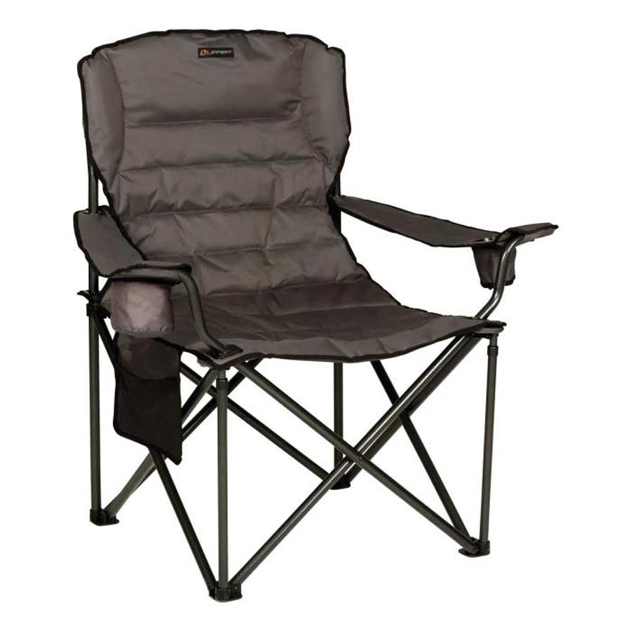 Padded Mega Quad Chair - Dark Grey