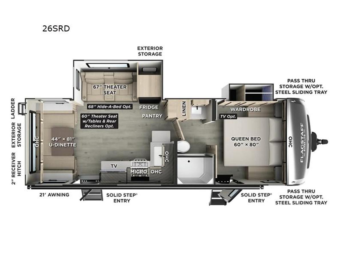 New 2026 Forest River RV Flagstaff Super Lite 26SRD