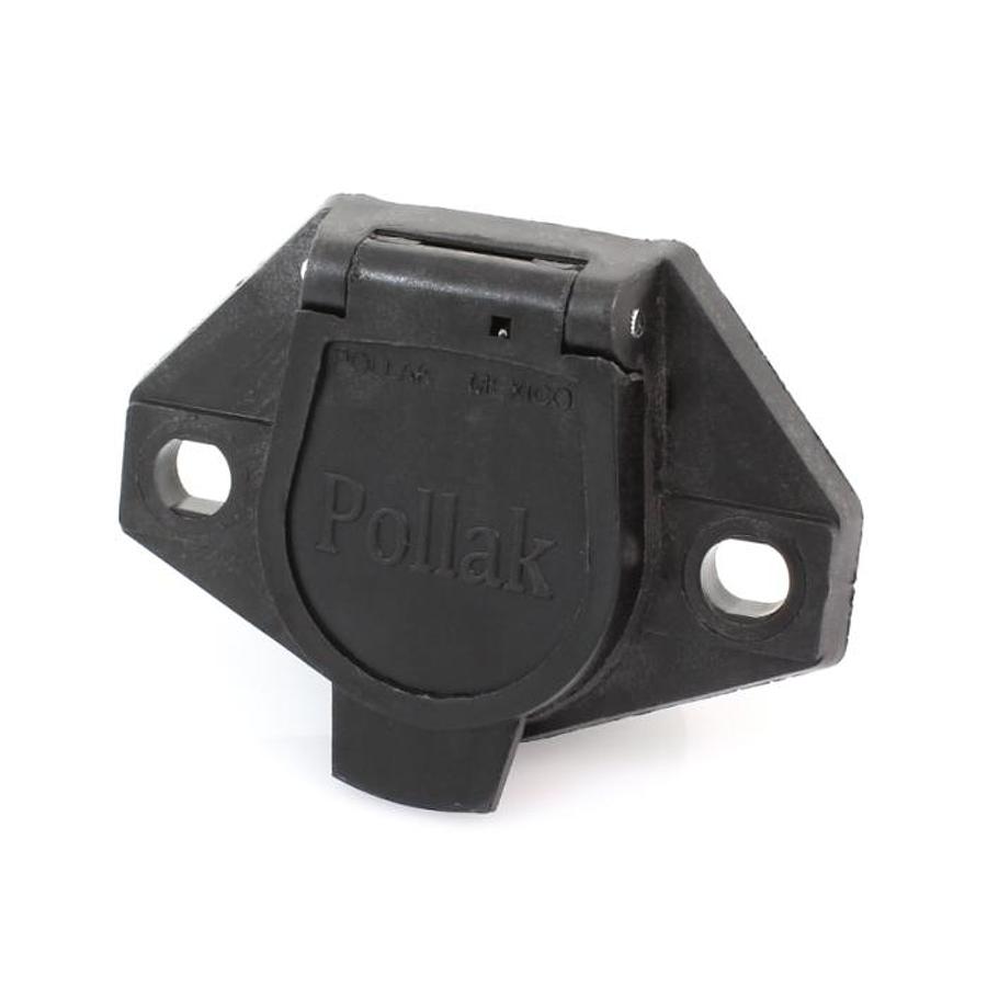 Connector Hd 7-way Car End W/solid Pins