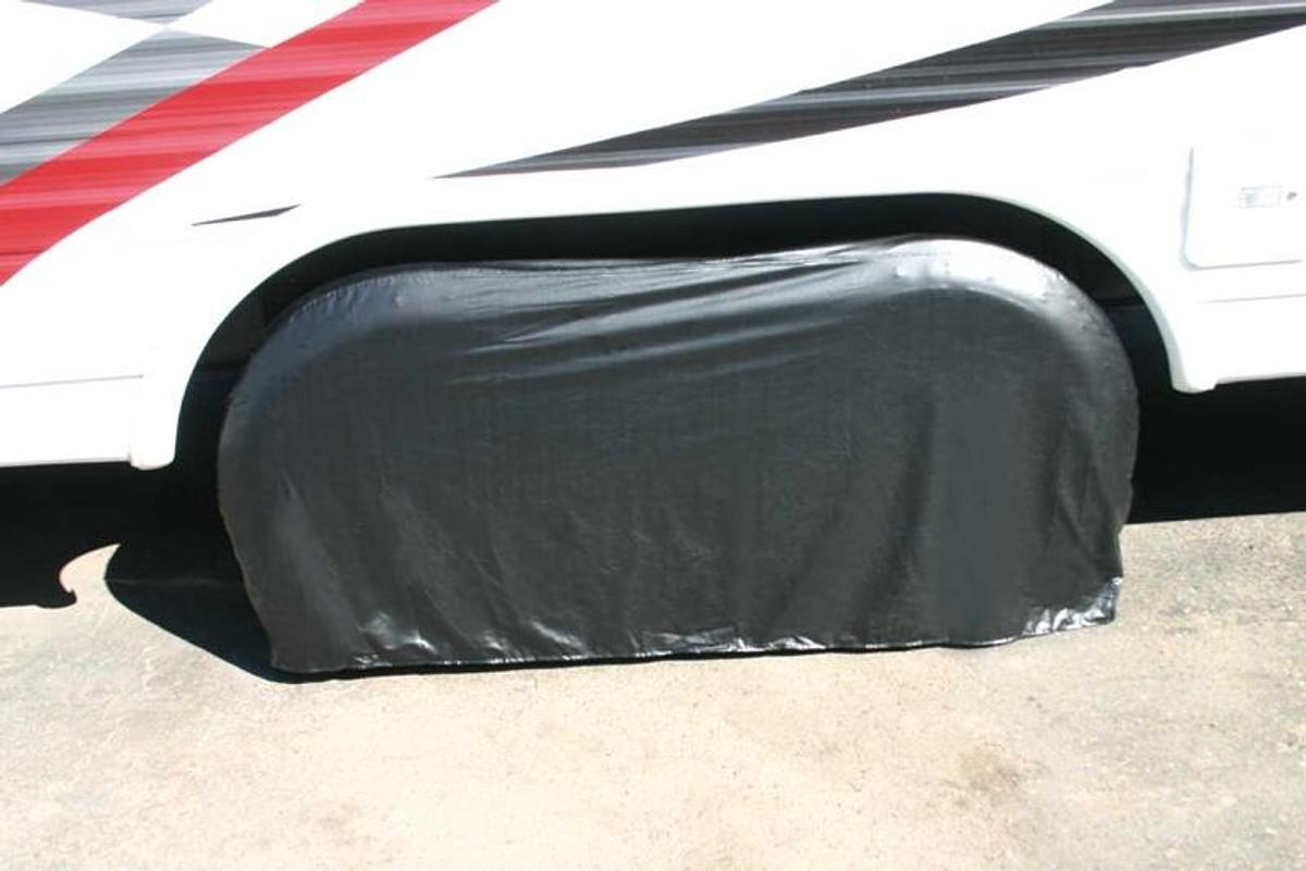 Double Axle Tyre Gard - 27-29" Black