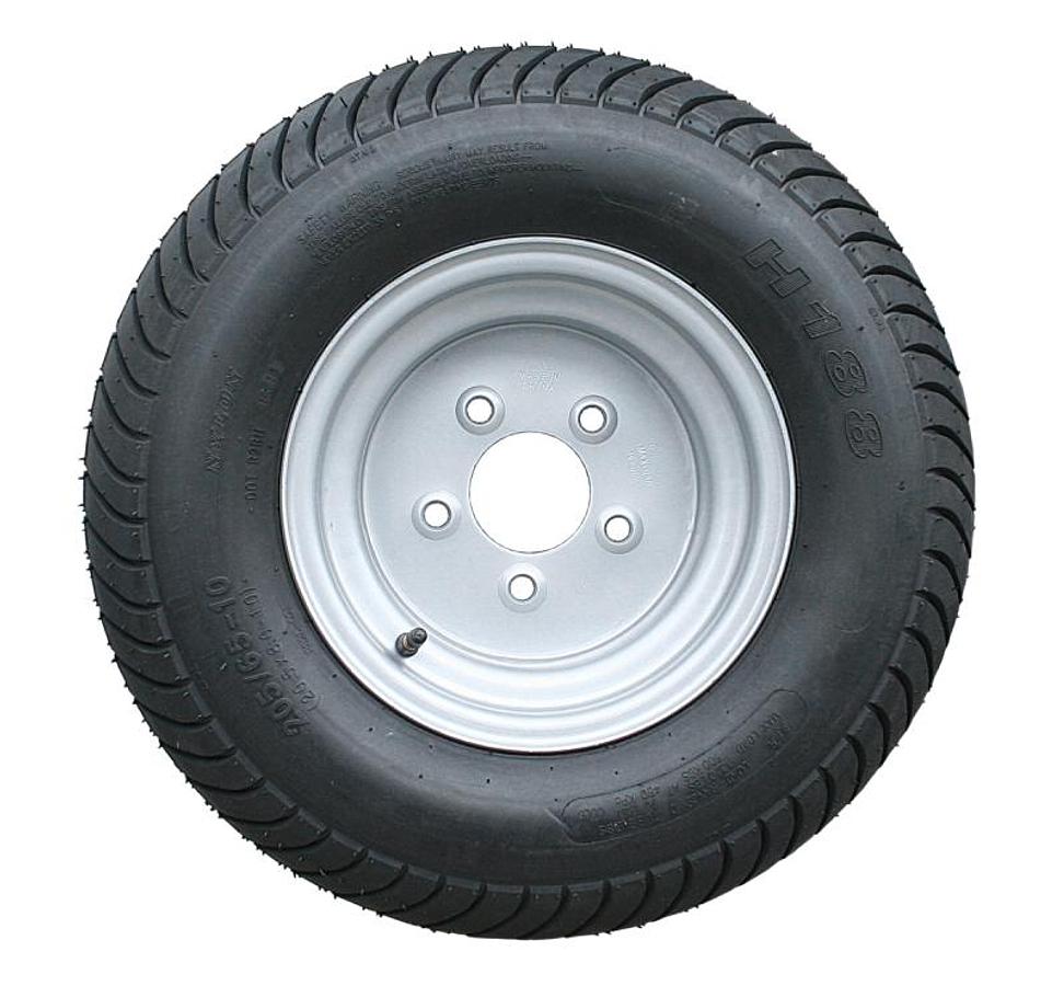 Tire And Wheel Eco Trail  205x65x10 Lrc Silver Ecoat Wheel