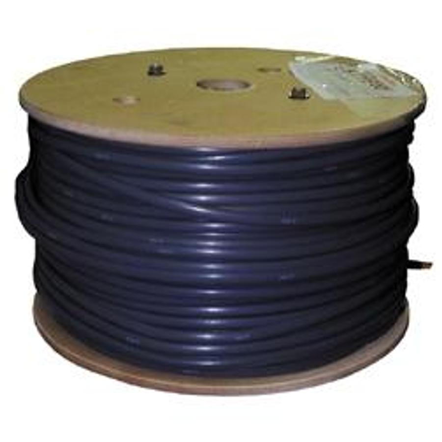 Jacketed Brake Wire - Stranded Copper Wire With Black And White With Gray Jacket 500'- 12-2