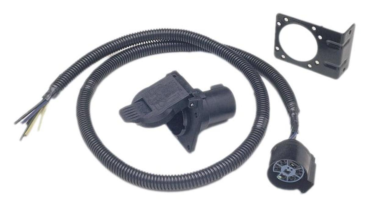 Car End Oem Rv 7 Way Socket W/ 4' Harness