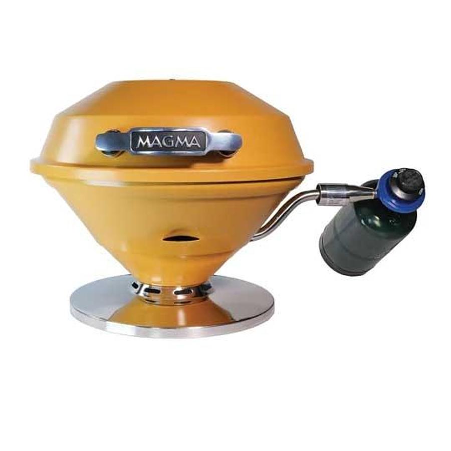 Magma Beach Fire Portable Gas Grill 15" Mustard Stainless Steel