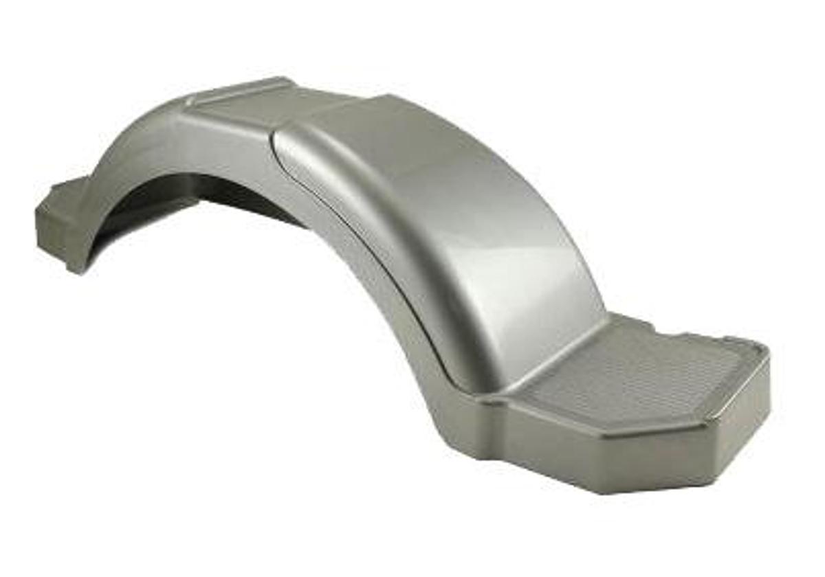 Fender Plastic 8.88" W X 37.38" L X 9.57" H With Step Pad Grey