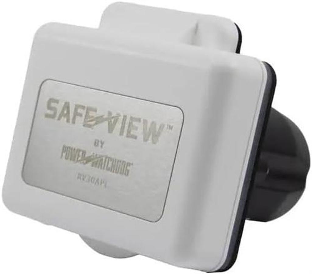 Safeview Smart Rv Power Inlet Port, 30 Amp - White