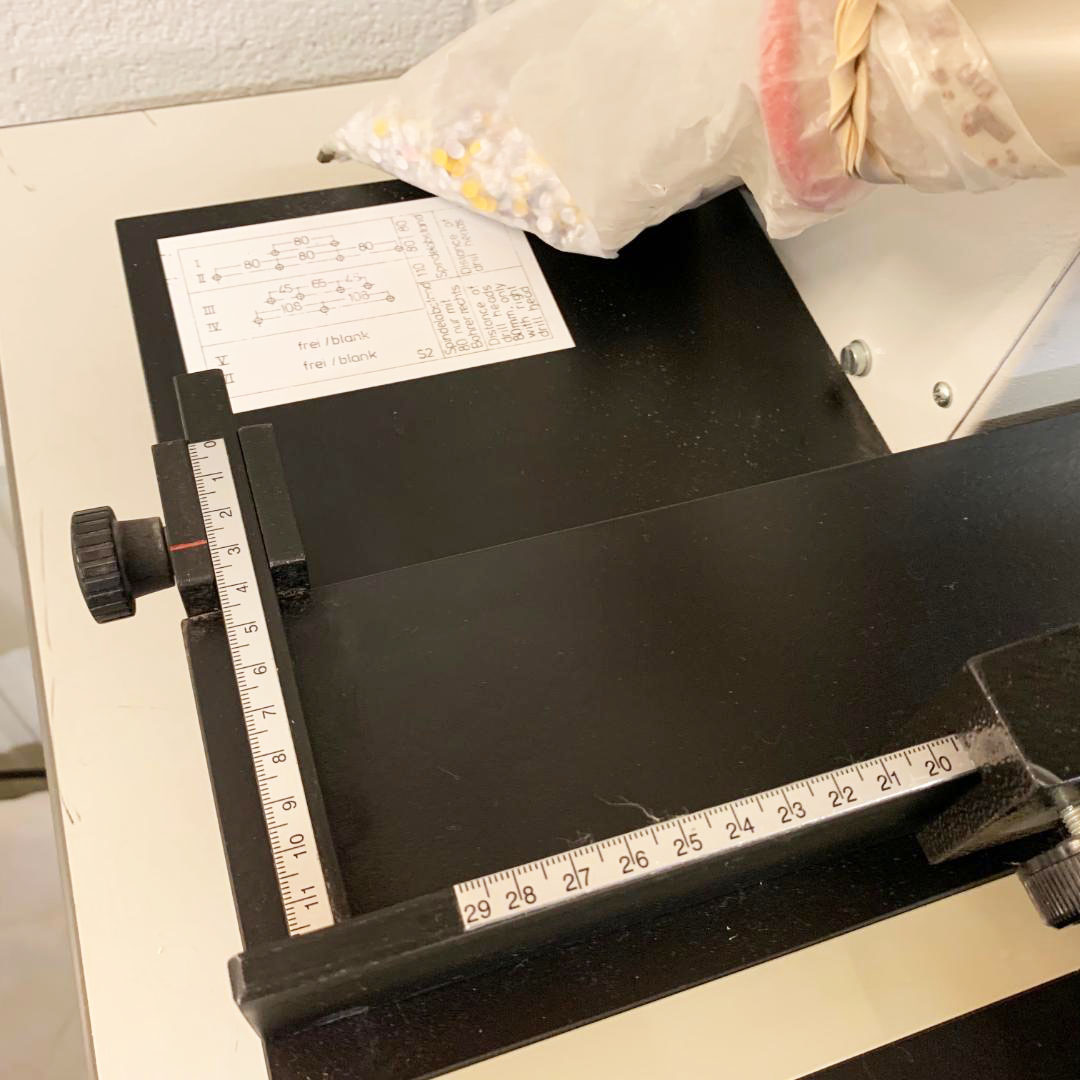 Used 2009 Stago PB 2015 2-Hole Paper Drill