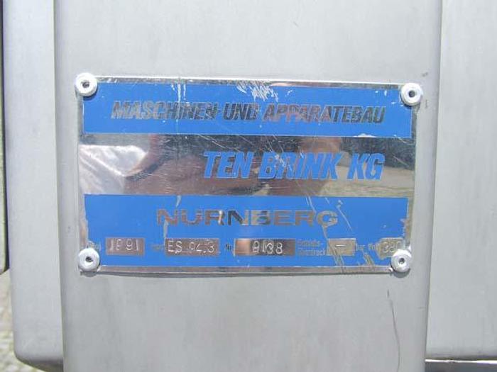 Used Nierdzewny kalibrownik (sortownik) bębnowy, sita wykonane z PE do truskawek i innych owoców, warzyw - 4 sorty  - "TEN BRINK"