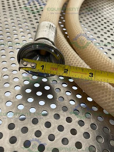 Used 120" Flexible Hose  w/ 1 1/2" Sanitary Fitting