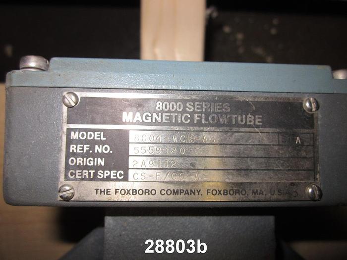 Used Foxboro 8004-WTR-AG 4" Magnetic Flow Tube, 8000 Series #28803