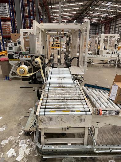 Used 2016 LINKX Complete carton / box forming, packing, sealing / gluing system