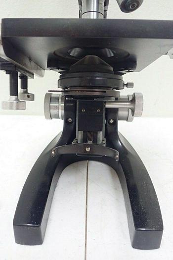 Used Vintage Bausch and Lomb 16033-443 Microscope with 3 Objectives & Condenser