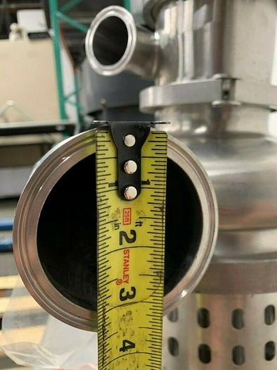 Used Tri-Clover Tri-Blender F4329MD-MBV-S w/ 20 HP Motor On Stainless Steel Skid