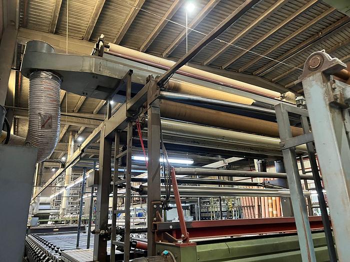 Used BUSER ROTARY PRINTING machine year 1993 working width 3200 mm