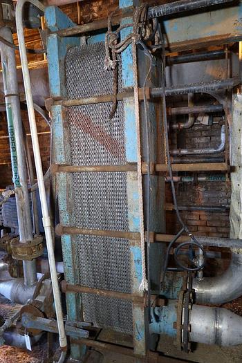 Used 1987 AMERICAN VICARB V60405 PLATE TYPE HEAT EXCHANGER