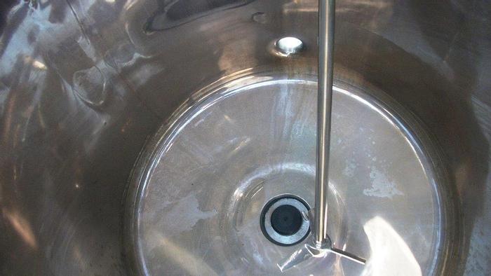 Used Tank, 30 Gallon, 316L Stainless Steel, Agitated, 50 PSI, DCI, DT/DB (2) #S741883