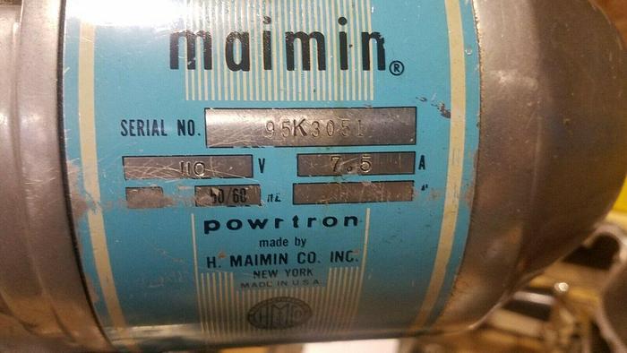 Used Maimin Powrtron Portable 8" Straight Knife Cloth Fabric Cutting Machine