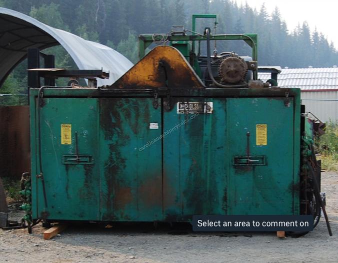 Used Nicholson A5A 17" Debarker