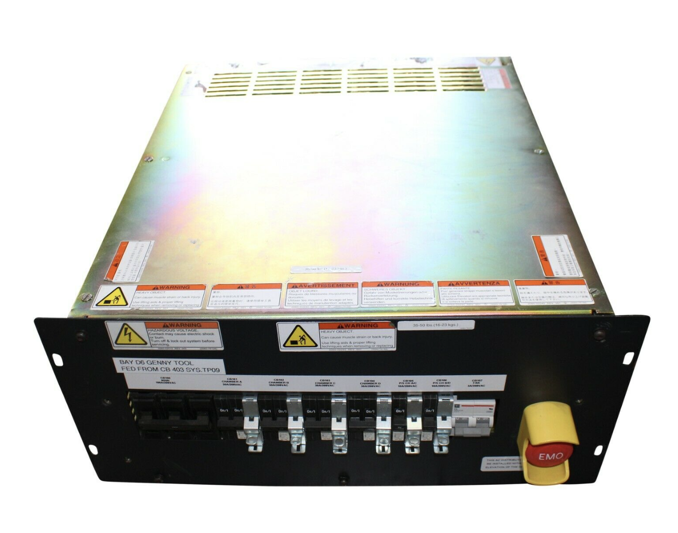 Used AC Distribution Box INDUSTRIAL CONTROL PANEL BN-857191