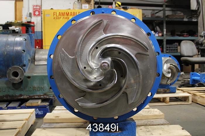 Used Goulds 3175 6x8x22 Pump, Stainless Steel Casing #43849