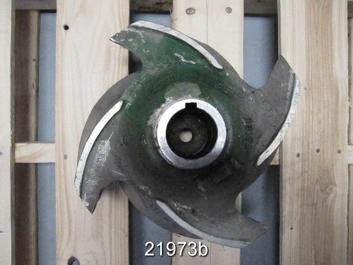 Used Goulds 3175 Impeller, 14.5", 4-Vane, Casting No.: 56198 (For 10x12x18 Pump) #21973
