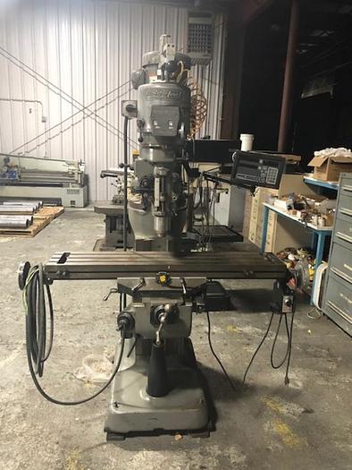 Bridgeport 1-VS - Newell DRO, Servo Power Feed