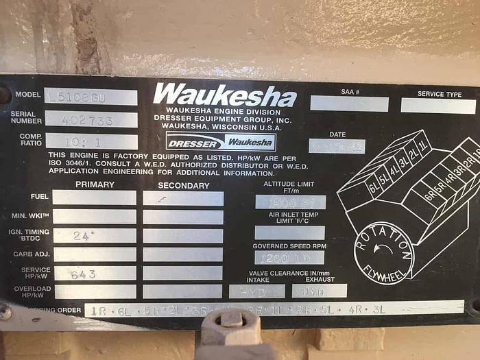 Used Waukesha L5108GU