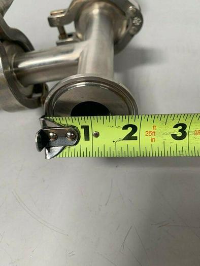 Used Sensortec RTBGL-KW03Q-56 Temperature Probe w/ Piping & 2"/3.5" Sanitary Fittings