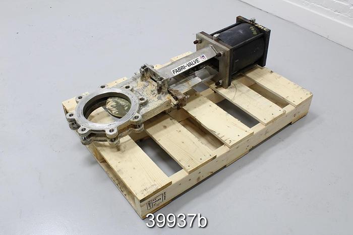 Used Fabri-Valve 8" Air Operated Knife Gate Valve #39937