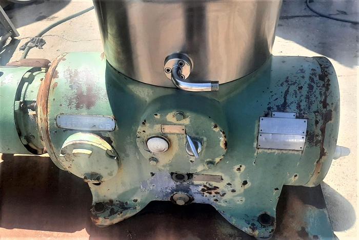 Used Centrifuge, Disc, Auto, Westfalia, SAMR-3036, 316 S/st, 10 HP #S202785