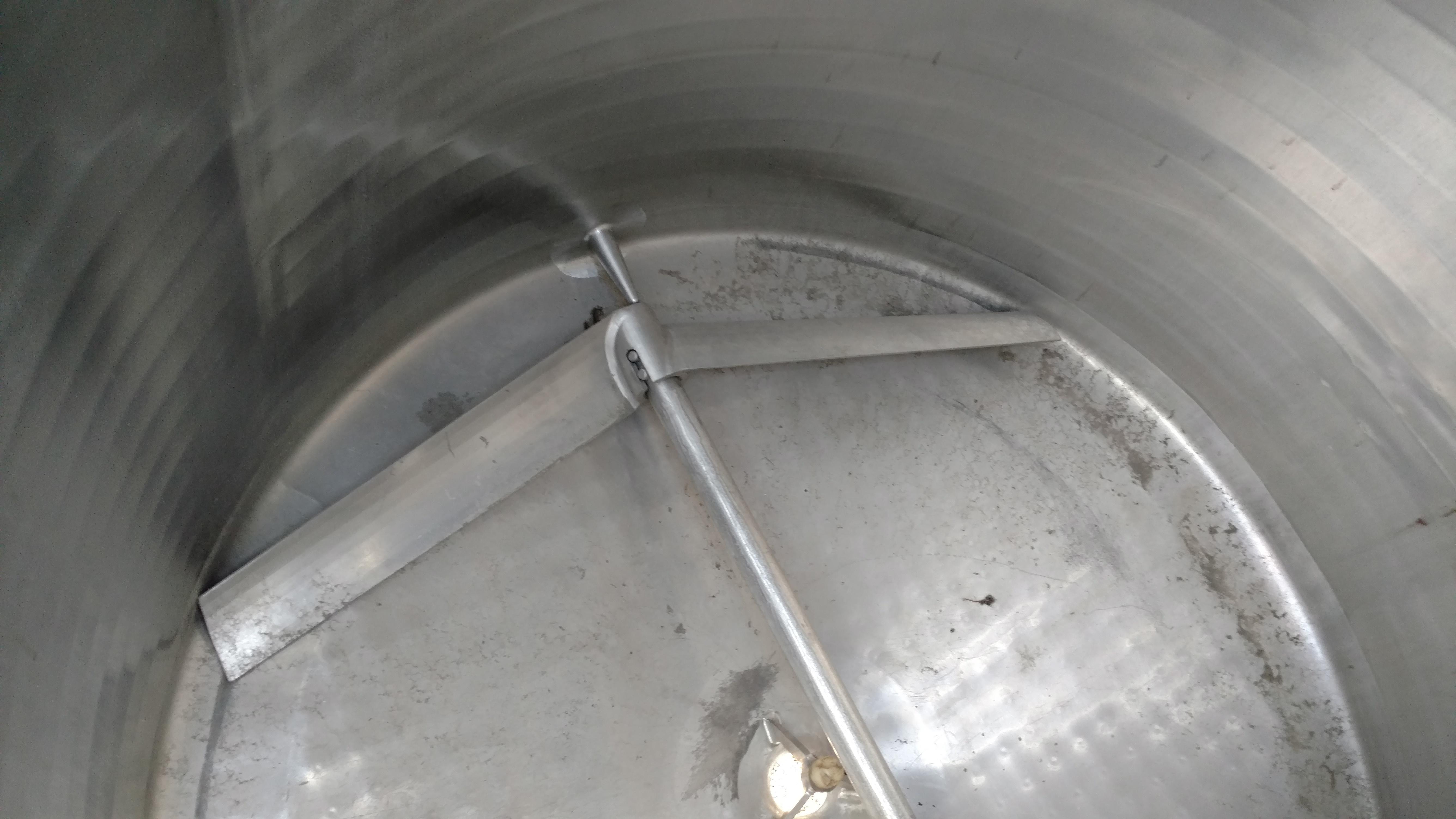 Usado 600 GALLON PROCESSOR TANK. WALKER MODEL PZ-CB-SP SERIAL 2538