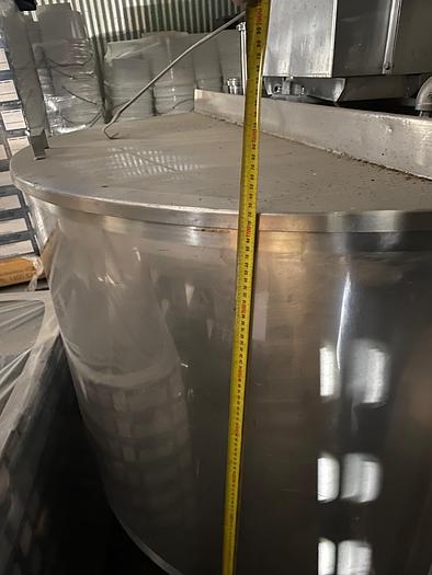 Used JACKETED MIXING TANK 1,200L  - coned bottom