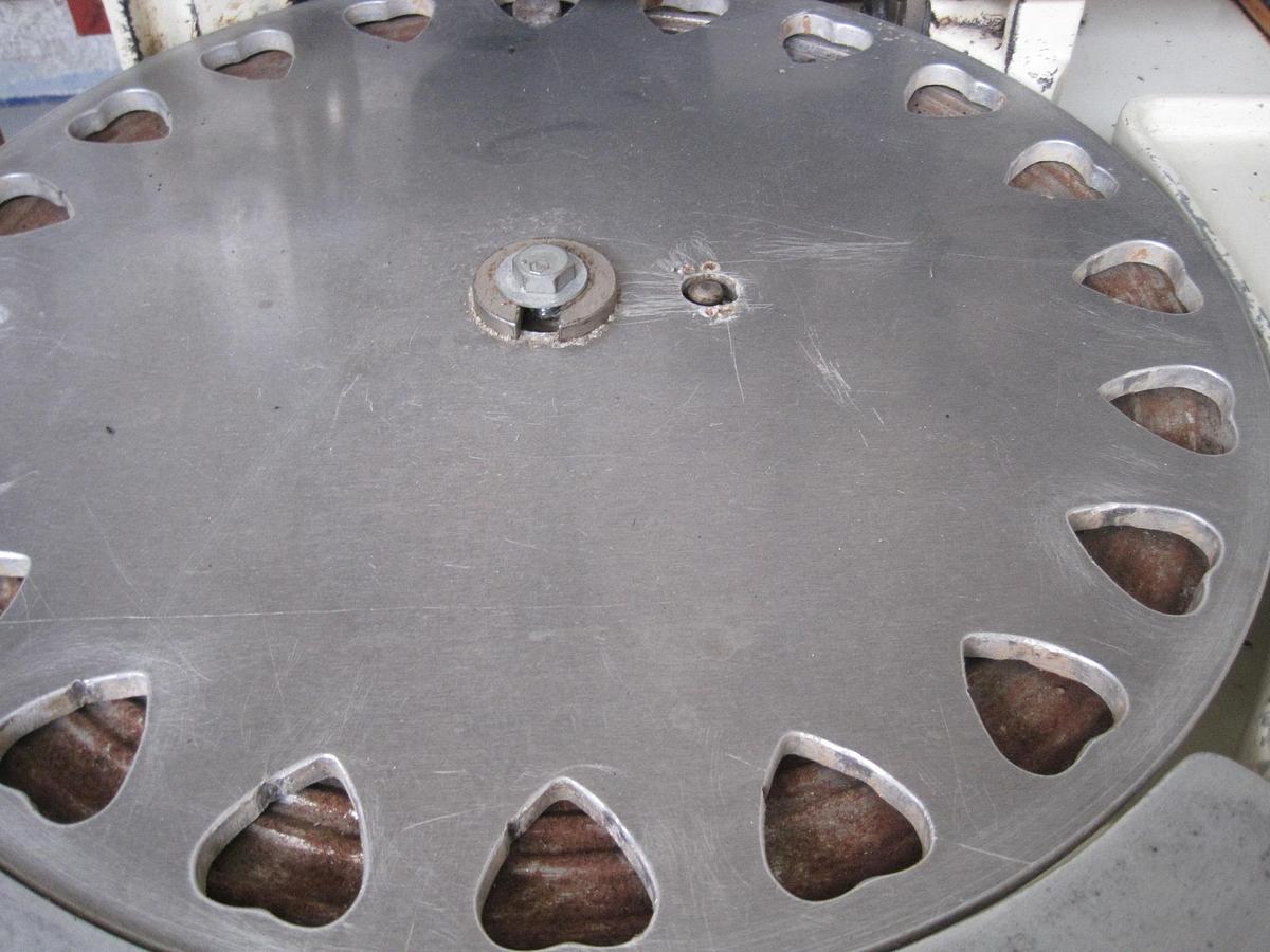 Used Sapal PRLP chocolate heart foiling machine