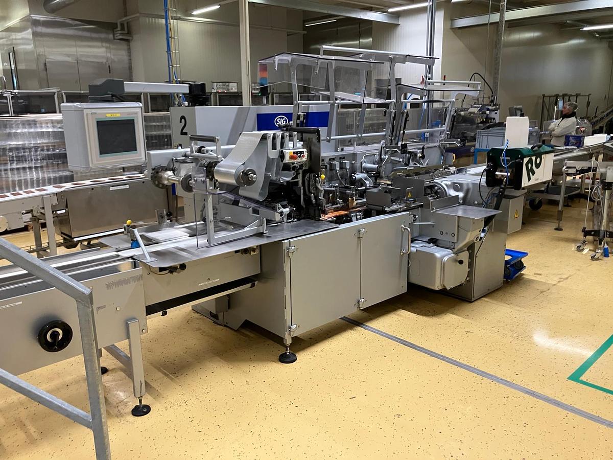 Used Bosch SIG DSN Chocolate bar wrapping machine - 100g/200g