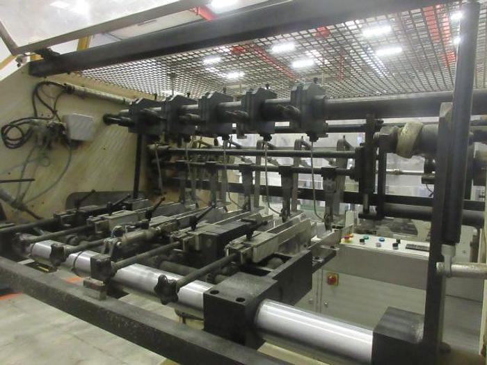 Used Teknipack EA60 biscuit roll wrapping machine