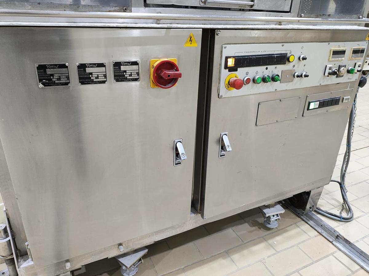 Used Rheon multi co-extruder encruster with wire cutter